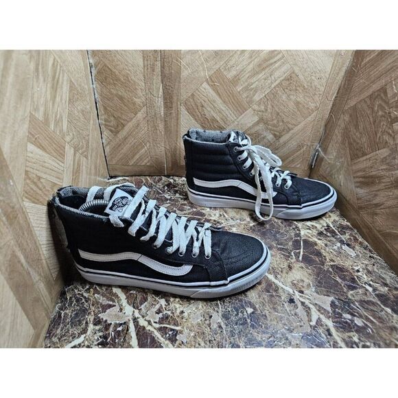 Vans Women's Off The Wall Skateboard Oldskool Black Shoes Size 8.  719 - Picture 2 of 12